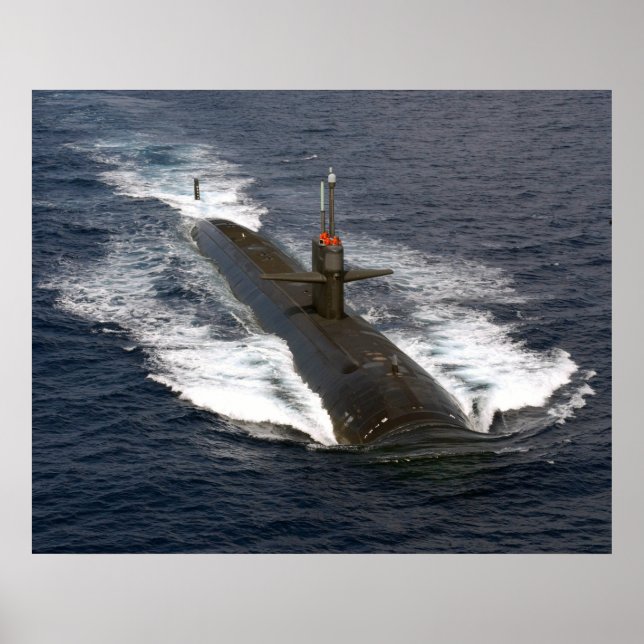 Póster USS Louisville (SSN 724) (Frente)