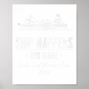 Poster Uss Maine Lembra da Guerra da América espanhola Ha