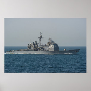 Póster USS Mar das Filipinas (CG 58)