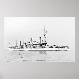 Poster USS Massachusetts