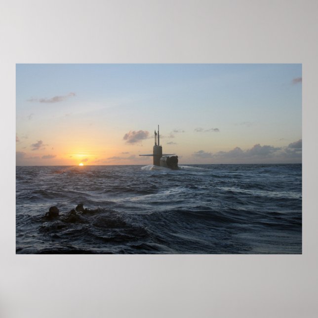 Poster USS Michigan (SSGN 727) (Frente)