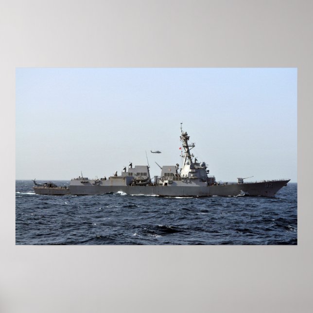 Póster USS Momsen (DG 92) (Frente)