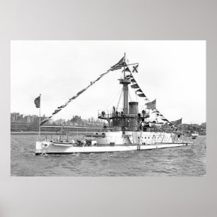 Póster USS Monitor Amphitrite