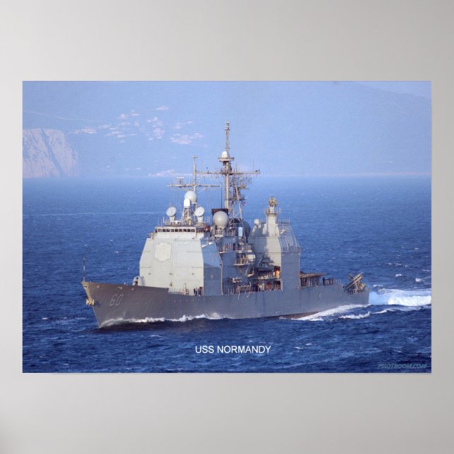 Poster USS Normandia (CG 60) (Frente)