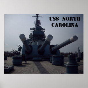 Póster USS North Carolina