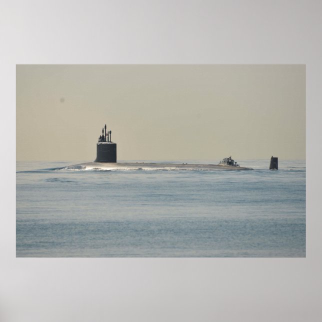 Póster USS North Carolina (SSN 777) (Frente)