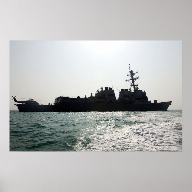 Poster USS Oscar Austin (DDG 79) (Frente)