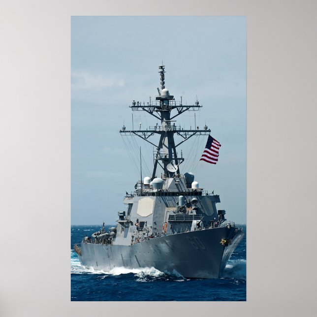 Póster USS Paul Hamilton (DDG 60) (Frente)