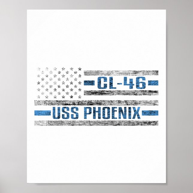 Poster Uss Pcute Ss Cute Ssnix Cruiser Cl-46 Us (Frente)