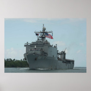 Poster USS Pearl Harbor (LSD 52)