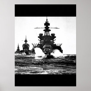 Póster USS PENSILVÂNIA e imagem of_War da navio de guerr