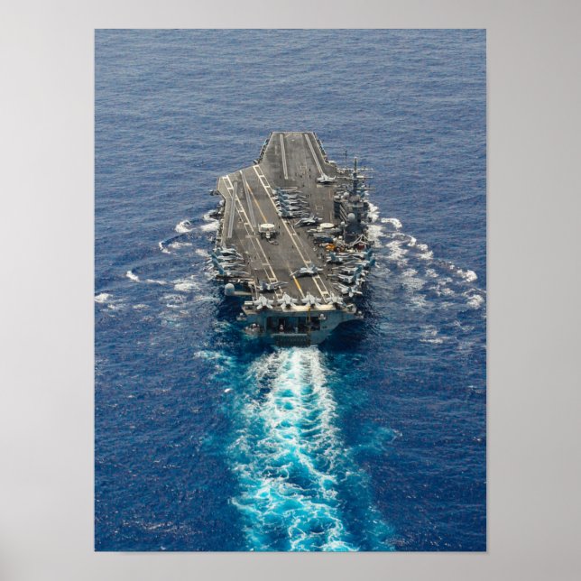 Poster USS Ronald Reagan (CVN 76) (Frente)