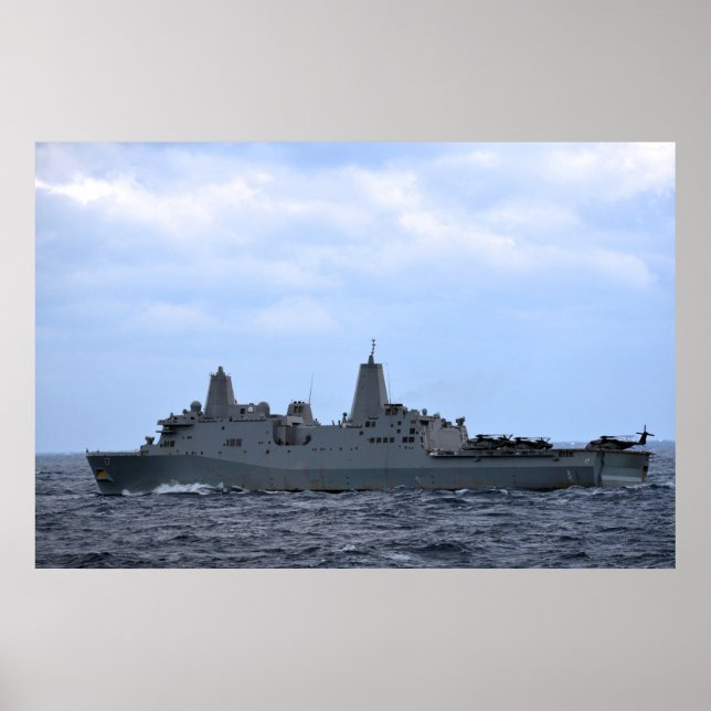 Poster USS San Antonio (LPD 17) (Frente)
