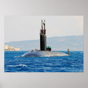 Póster USS San Juan (SSN 751)