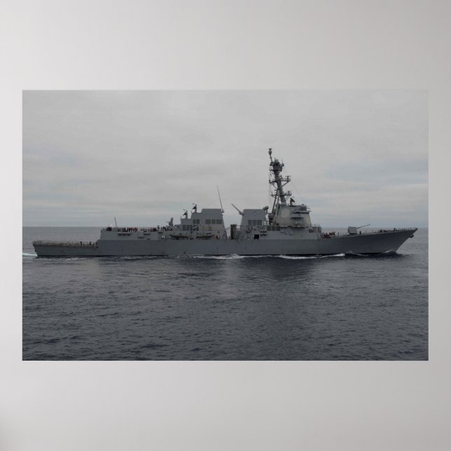 Póster USS Sterett (DDG 104) (Frente)