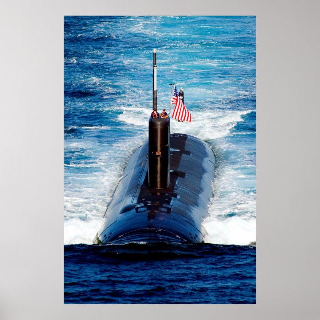 Póster USS Tuscon (SSN 770) (Frente)