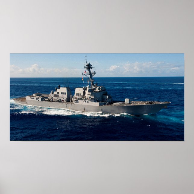 Póster USS Wayne E. Meyer (DDG 108) (Frente)
