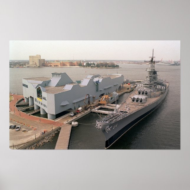 Póster USS Wisconsin (Frente)