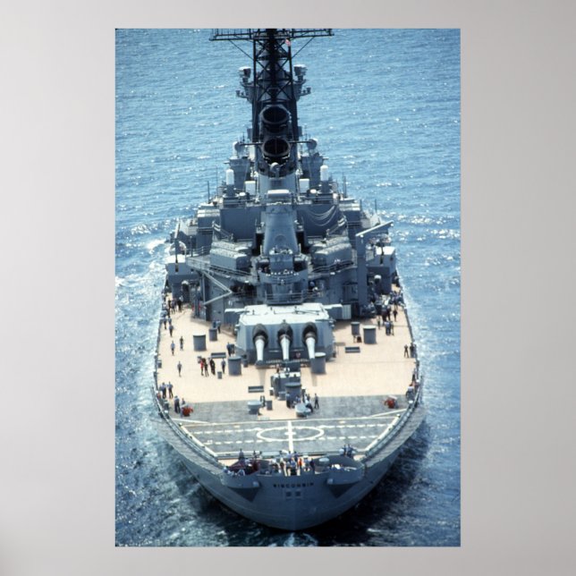 Poster USS Wisconsin (BB-64) (Frente)