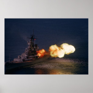 Poster USS Wisconsin (BB-64)