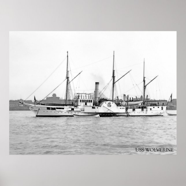 Póster USS Wolverine (Frente)