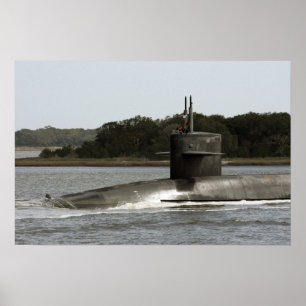 Póster USS Wyoming (SSBN 742)