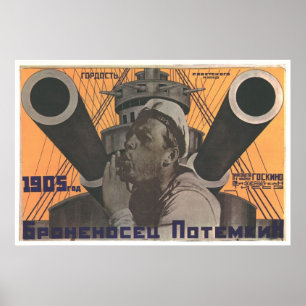 Póster USSR CCCP Guerra Fria União Soviética de Propagand