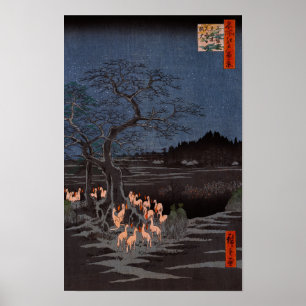 Poster Utagawa Hiroshige - Fotos do Ano Novo