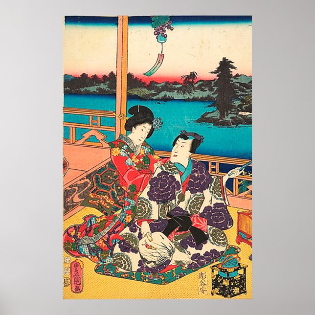Poster Utagawa Kunisada (Frente)