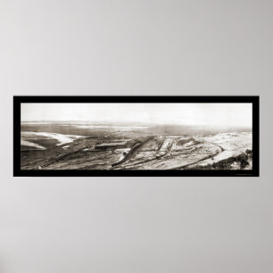 Póster Utah Copper Mine Foto 1910