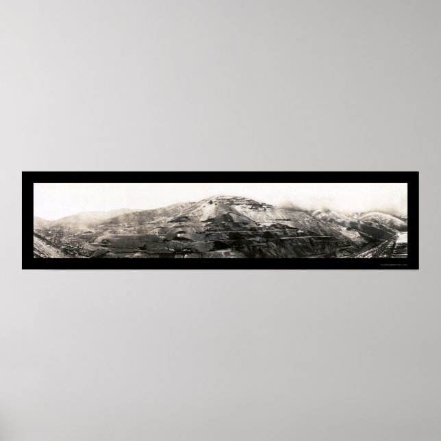 Póster Utah Copper Mining Photo 1909 (Frente)
