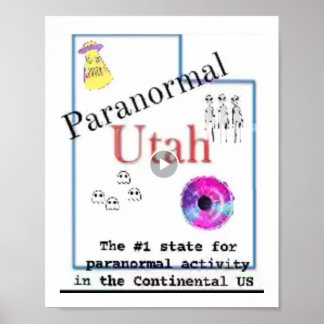 Poster Utah é o 1 estado paranormal