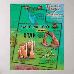 Póster Utah EUA