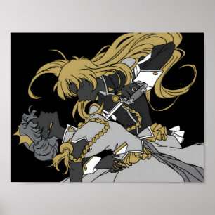 Poster Utena Revolucionária Anthy e Utena
