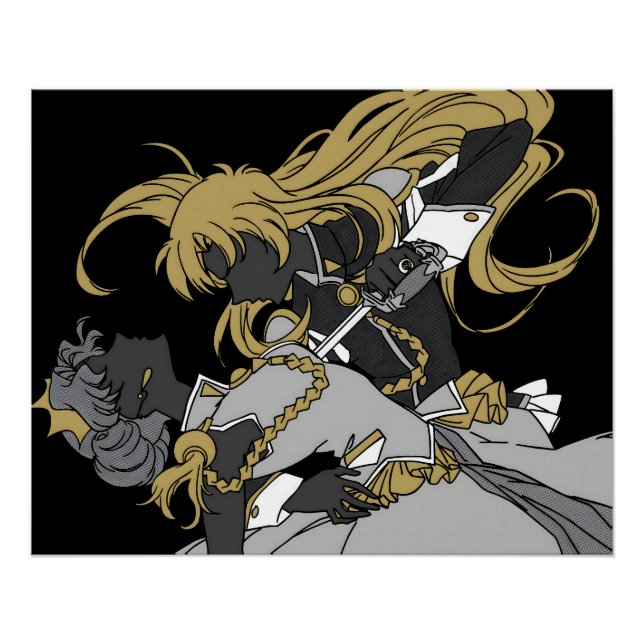 Póster Utena Revolucionária | Anthy e Utena | (Frente)