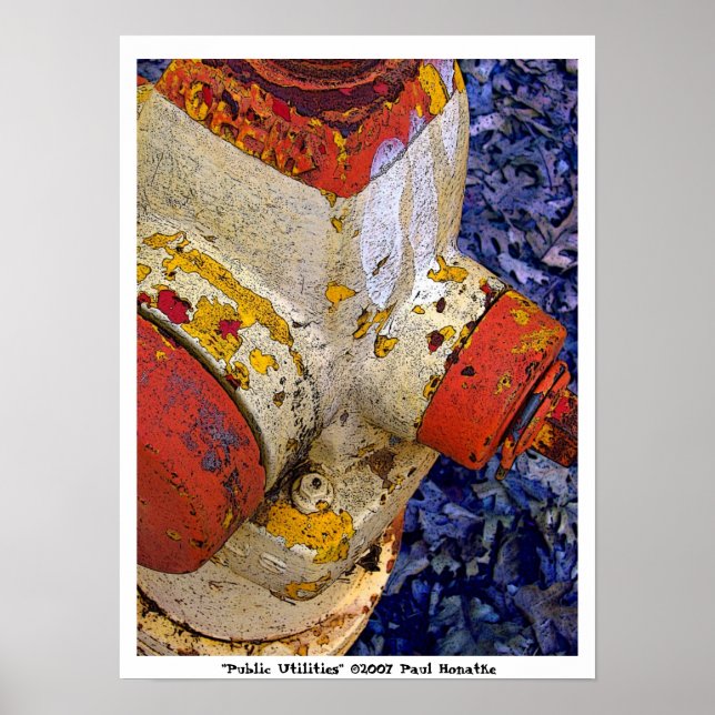 Póster "Utilitários públicos" (Frente)