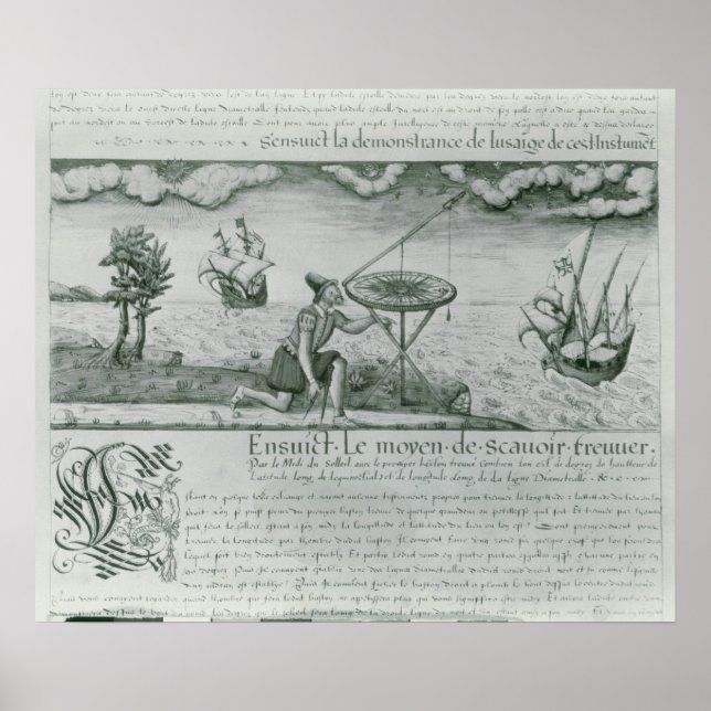 Poster Utilização do Sextante (Frente)