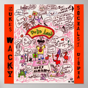 Poster Utopia according to Duke