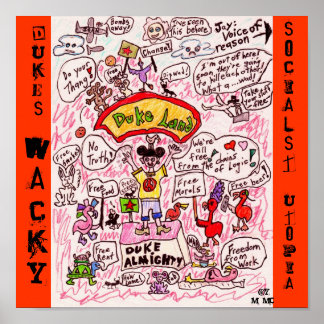 Poster Utopia de acordo com Duke