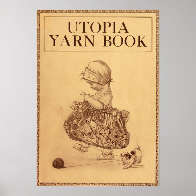 Poster Utopia Yarn Book (Frente)
