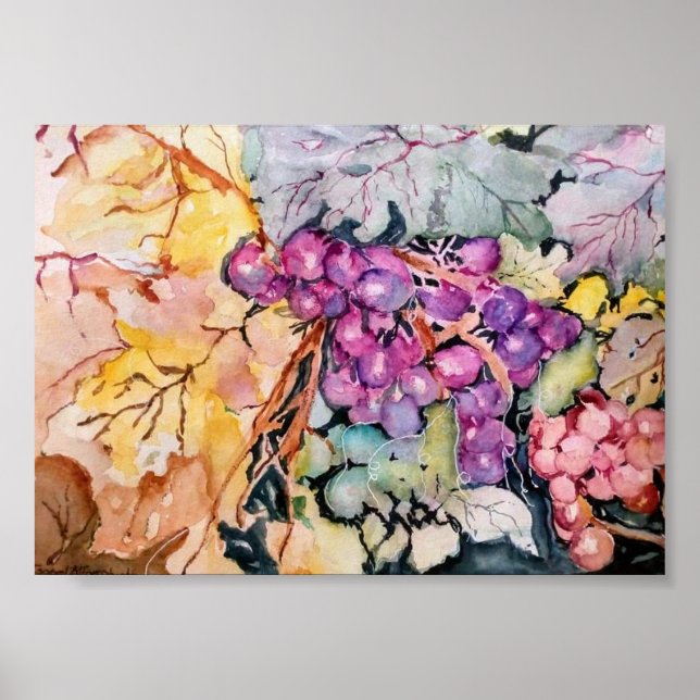 Poster Uvas I (Frente)