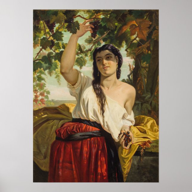 Poster Uvas-Picante (Colheita de Verão) (Frente)