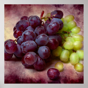 Póster Uvas Vermelhas E Verdes