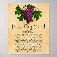 Uvas Vintage Noivas Jogos de Chuva de Casamento Pe
