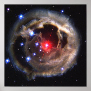 Poster V838 Estrela de Monocerotis NASA