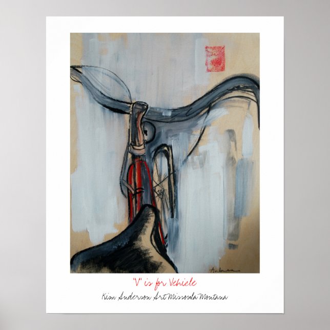 Póster V é para o veículo (Frente)