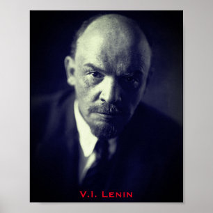 Poster V.I. Lenine - Chefe da União Soviética - CCCP