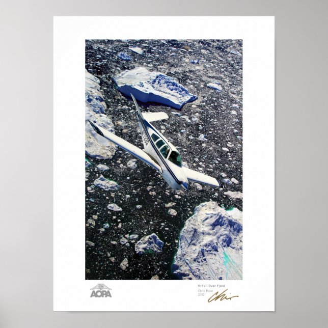 Póster V-Tail Sobre Galeria De Fjord (Frente)