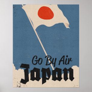 Poster Vá de Avião Japão
