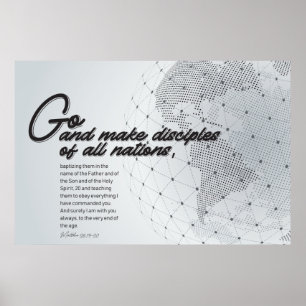 Poster Vá e faça discípulos para todas as nações